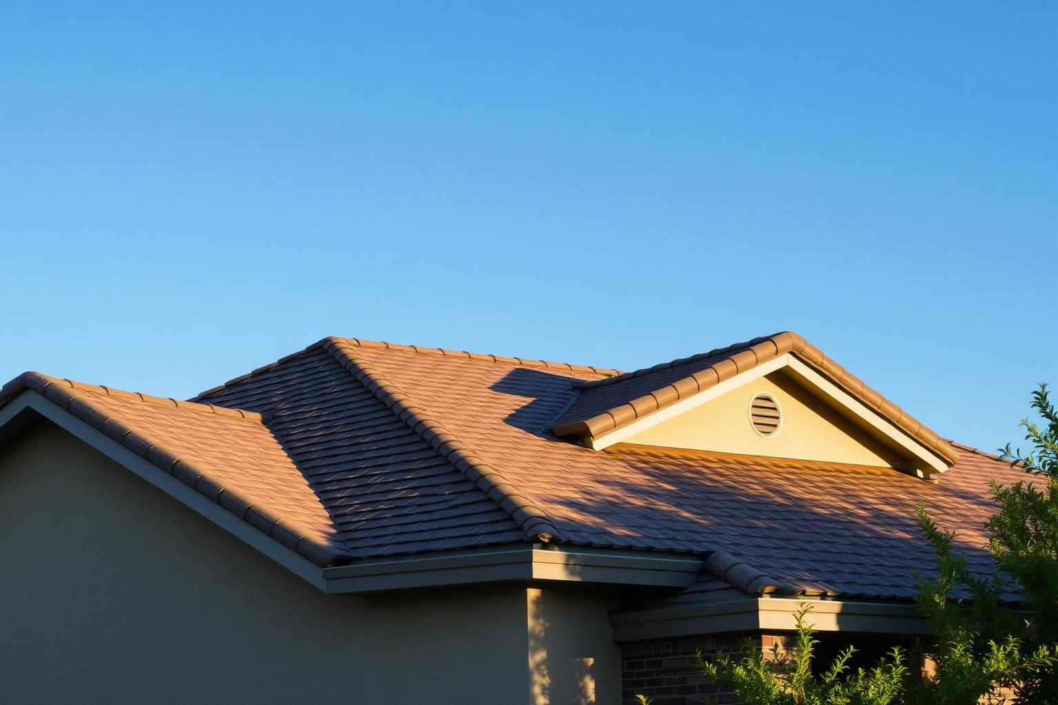 New tile and shingle roof on a northern Arizona home